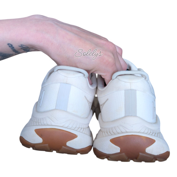 HOKA ONE ONE Transport Womens 10B Eggnog Neutral Commuter Lifestyle Sneaker - Picture 6 of 12